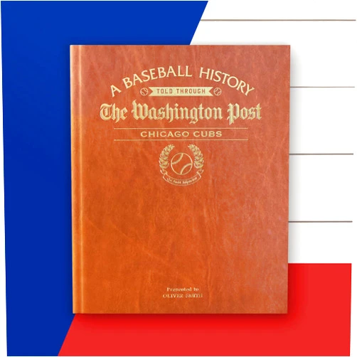 Signature gifts Personalized Baseball History Book - Sports Fan Gift - A Major League History Told Through Archive Newspaper Coverage