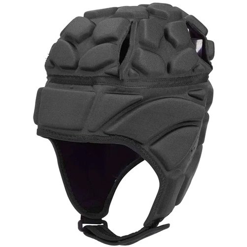 RONGXG Rugby Helmet Soft Padded Football Headguard British Anti-Collision Scrum Cap with Adjustable Chin Strap Flag Football Soccer Hockey Head Protector Headgear for Adult Youth