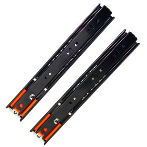SHXH JYING Push to Open Drawer Slides,10/12/14/16/18/20inch Soft Self-Closing Full Extension Ball Bearing Rail,Kitchen Drawer Runners (1 Pair)