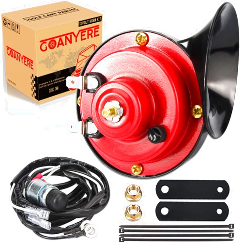 GOANYERE Golf Cart Horn Kit, for Club Car, EZGO, UTV, ATV, Boat, 12V
