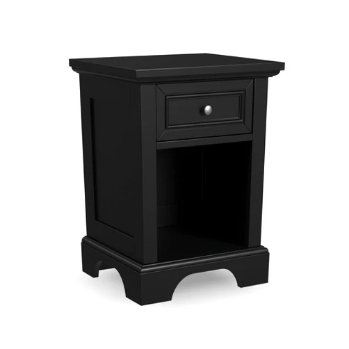 Homestyles Bedford Black Nightstand