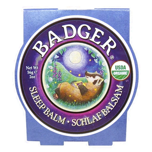 Badger Sleep Balm Tin, Lavender & Bergamot, 2 oz (1 Pack)