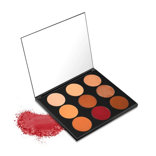 Mented Cosmetics Eyeshadow Palette Nude and Dark Eyeshadows, Vegan, Paraben-Free Cruelty-Free Makeup, Made in USA, Neutral and Dark Glam Eyeshadow, 16.38g/0.58oz, 9 Pan, Everyday