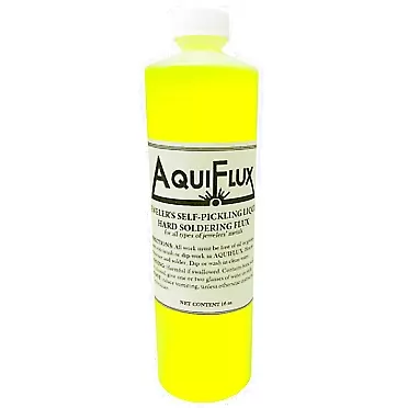 Rosenthal Collection Aquiflux Self Pickling Flux for Precious Metals Gold Silver Jewelry and Hard Soldering (16 oz.)