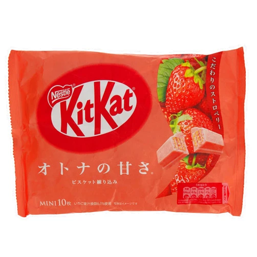Kit Kat Nestlé KitKat Mini Adult Sweetness Strawberry 11 pcs
