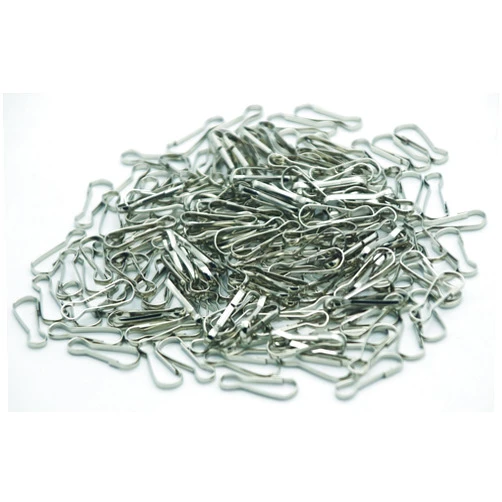 Wan chang you 100 PCS Lanyard Snap Clip Hooks,25mm,Silver