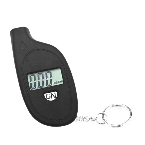 GAOLAOSY Digital Tire Pressure Gauge, 5-150PSI 4 Unit Settings Car Tire Pressure Monitor with Keychain & LCD Display, High Accuracy Auto Digital Tires Gauge for Car, Truck, Motorcycle (Black)