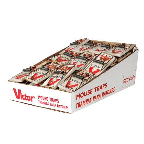 Safer Victor M154 Metal Pedal Trap Pack of 72, red
