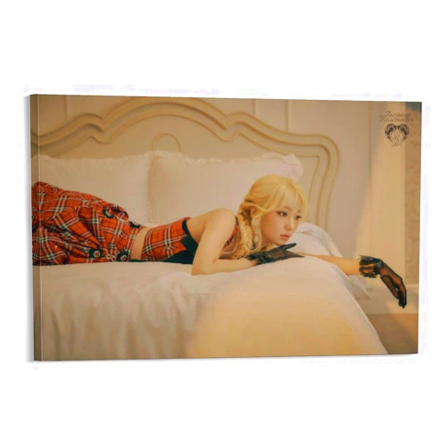 Generic K-pop Yubin Oh My Girl Dreamy Resonance Album Poster Sonetto Version 2nd Concept Print on Canvas Painting Wall Art for Living Room Home Decor Boy Gift 12x18inch(30x45cm)