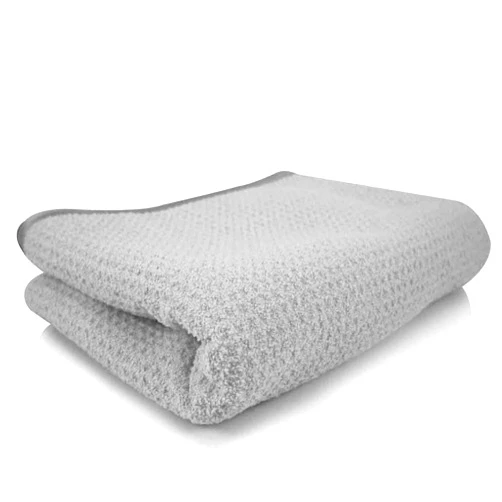 Chemical Guys MIC_781_01 Waffle Weave Gray Matter 70/30 Blend Microfiber Drying Towel with Silk Edging, 25