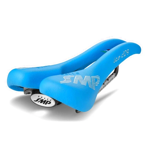 Selle SMP SMP Selle Lite 209 Saddle with Carbon Rails (Light Blue)