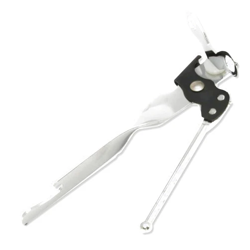 Chef Craft Select Can Opener with Bottle Opener, 7 Inch, Chrome, Nickle Plated