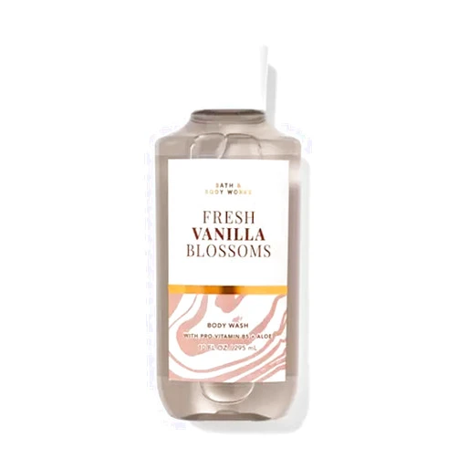 Bath & Body Works Signature Collection Shower Gel For Women10 fl oz (Fresh Vanilla Blossoms)