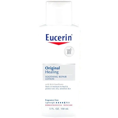 Eucerin Original Healing Soothing Repair Lotion, 5 Oz (2 Pack)