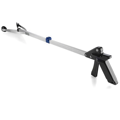 MEDca Reacher Grabber Tool - Gripping Device - Lightweight Durable Folding Claw Extends Arm Reach to 32 Inches Ideal Indoor and Outdoor Reaching Mobility Aid and Trash Grabber Picker Upper Tool