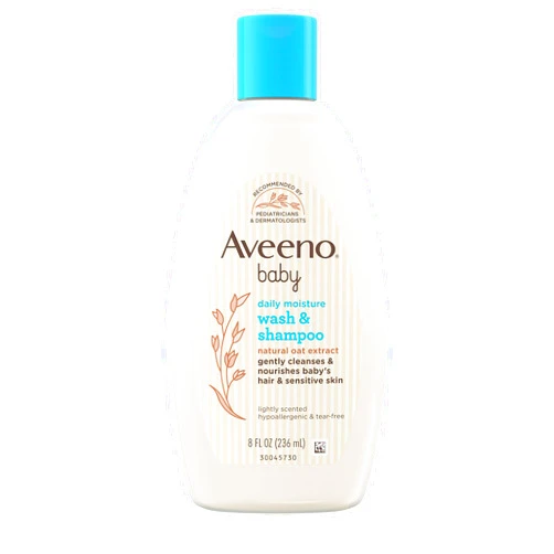 Aveeno Baby Wash & Shampoo for Hair & Body, Tear-Free, Fresh, 8 Oz