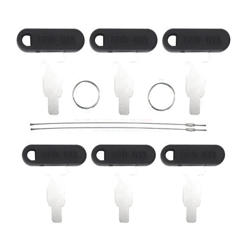 SunDiss 35111-880-013 Ignition Key Replacement for Honda Generator&Power Equipment GX340 GX390 35111-880-003 Engine Ignition Switch (6PCS)