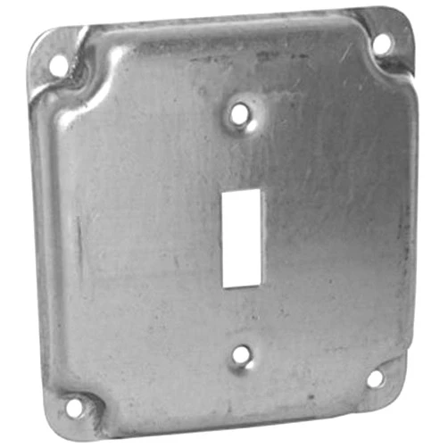 RACO Hubbell-Raco 800C 1 Toggle 4-Inch Square Exposed Work Cover