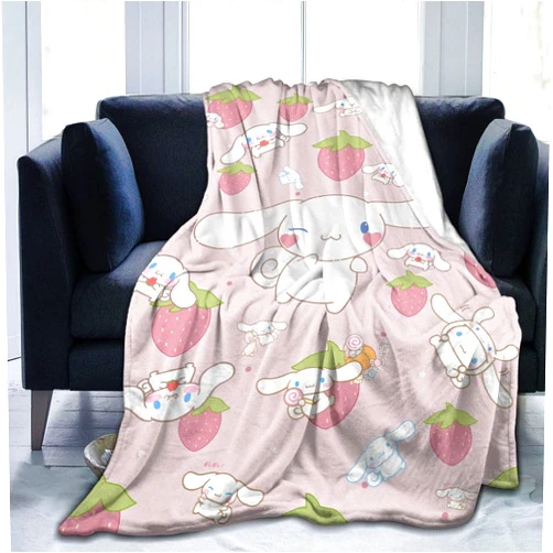 BAMUTECH Cute Blankets Four Seasons Thick Throw Blanket for Men Women Kids,Suitable for Home, Office Work,Pet Keep Warm (50''x40''), Blue