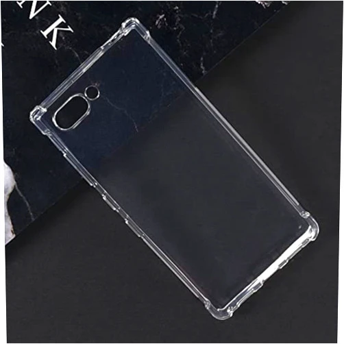 Shantime BlackBerry Key 2 Case, Scratch Resistant Soft TPU Back Cover Shockproof Silicone Gel Rubber Bumper Anti-Fingerprints Full-Body Protective Case Cover for BlackBerry Key 2 LE (Transparent)
