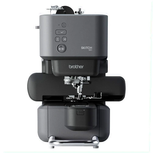 Brother Skitch Single-Needle Embroidery Machine, Powered by Artspira, 4” x 4” Embroidery Area, Bluetooth Connected