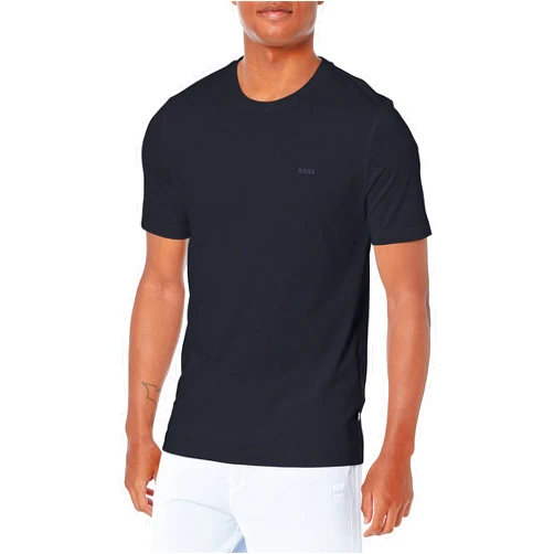 BOSS Men's Small Logo Cotton Crewneck T-Shirt