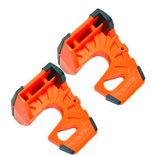 Wedge-It - The Ultimate Door Stop - Orange - TWO PACK