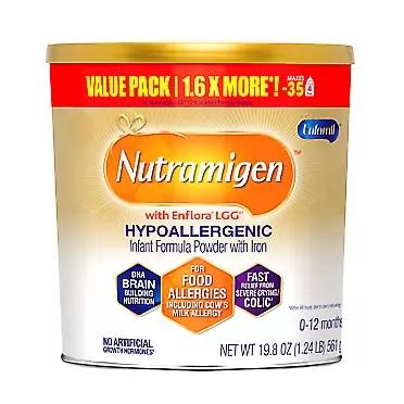 Enfamil Nutramigen Infant Formula - Hypoallergenic & Lactose Free Formula with Enflora LGG - Powder Can, 19.8 oz