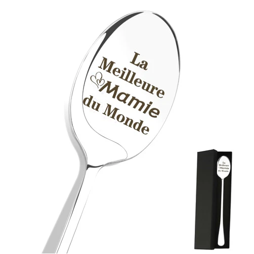 Cadeau Pour Mamie,Cadeaux Mamie,Cadeau Mamie Anniversaire,Idee Cadeau Mamie,Cadeau Pour Grand-Mère,Idee Cadeau Fete Des Grand Mere,Cadeau Grand Mere Noel,Cuillere Mamie,Cadeau Fete Des Meres