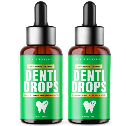 IDEAL PERFORMANCE (2 Pack) Denti Drops for Gums Dentidrops Dental Dropper Healthy Gum and Teeth Liquid Drops Mouth (4oz)