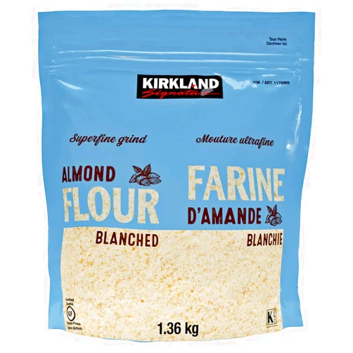 Kirkland Signature Almond Flour Blanched California Superfine, 3 Pound (Pack of 1)