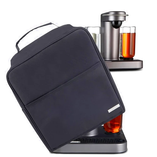 Ksestor Dust Cover for Bartesian by Ksestor - Compatible with Bartesian Cocktail Machine - Pockets to Store Bartesian Accessories - Bartesian Cocktail Capsules - Bartesian Capsules - Black