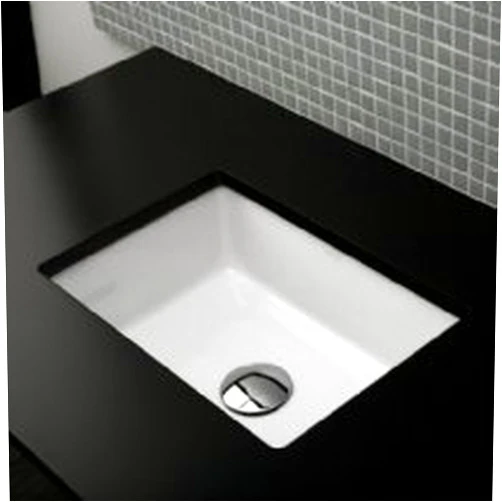 Lacava Under-counter porcelain lavatory with an overflow, 17