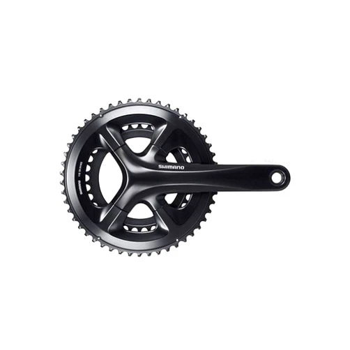 Shimano 105 FC-RS510 Crankset - 175mm, 11-Speed, 50/34t, 110 Asymmetric BCD, Hollowtech II Spindle Interface, Black