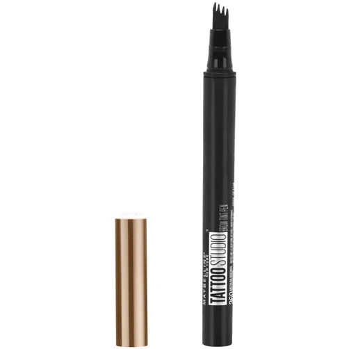 Maybelline New York TattooStudio Brow Tint Pen Makeup, Soft Brown, 0.037 fl. oz.