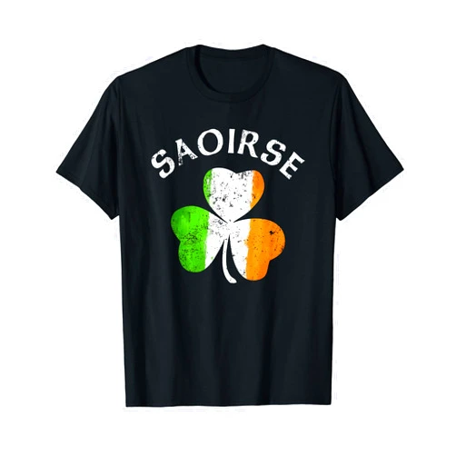 St Patricks Day Shirt by Zum2 Saoirse Name Gift - Lucky Irish Pride T-Shirt