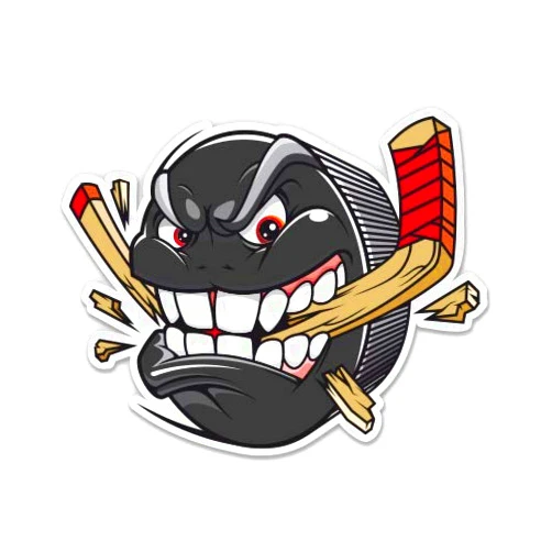 GT Graphics Express Angry Hockey Puck - 3