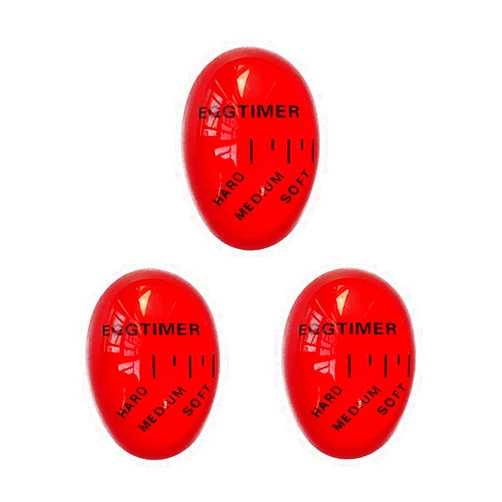 ZaneGear Egg Timer Kitchen Gadget Color Changing Boil Eggs Thermometer,pack of 3