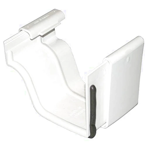 EURAMAX CANADA Vinyl Gutter Joiners - Traditional White, 2 Piece