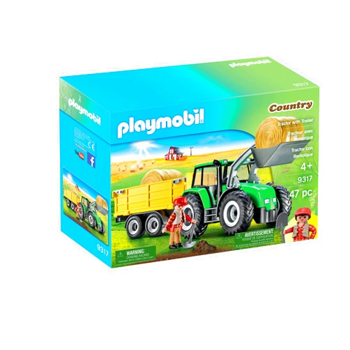 PLAYMOBIL Tractor with Trailer