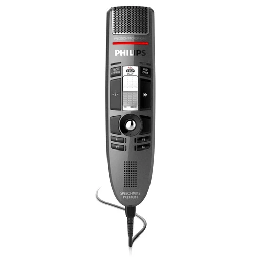 Philips SpeechMike Premium Dictation USB Microphone, Slide-Switch