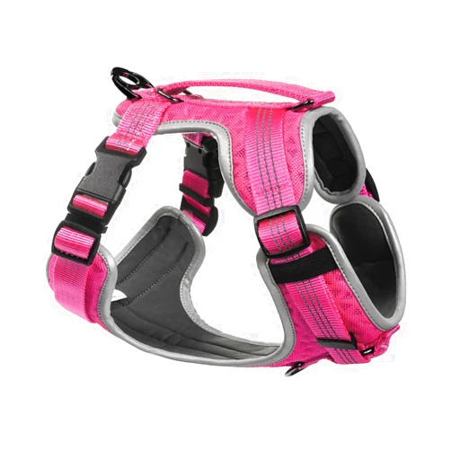 Embark Pets Embark Sports Dog Harness, Dog Harness for Small Medium Large Dogs No Pull with Light and Breathable Design - Handle for Control. Easy On and Off, Size Adjustable, Non Choke. Pink Vest