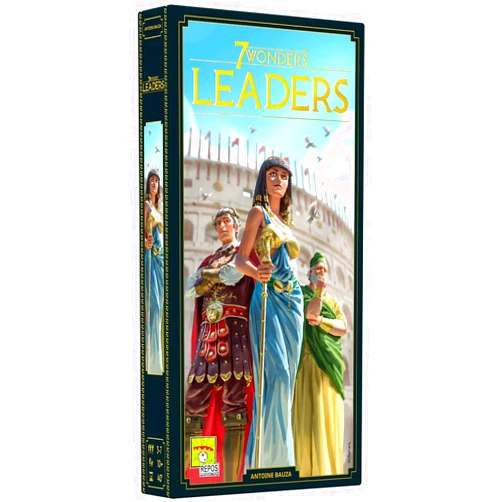 Repos Production 7 Wonders Leaders Board Game EXPANSION (New Edition) | Family Board Game | Civilization Board Game for Adults| Strategy Board Game for Game Night | 3-7 Players | Ages 10+ | Made by Repos Production