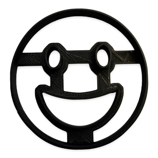 Bundle of Fun Smiley Face Cookie Cutter with Easy to Push Design (4 inch)