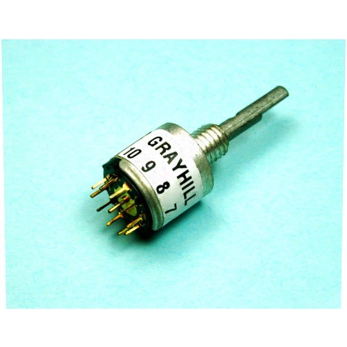 Grayhill (HY #46) Grayhill Miniature Rotary Switch 1 Pole, 8 Positions 8pos, 1/4