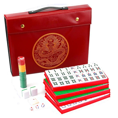 Mose Cafolo Chinese Mahjong Set X-Large 146 Numbered Melamine 1.5
