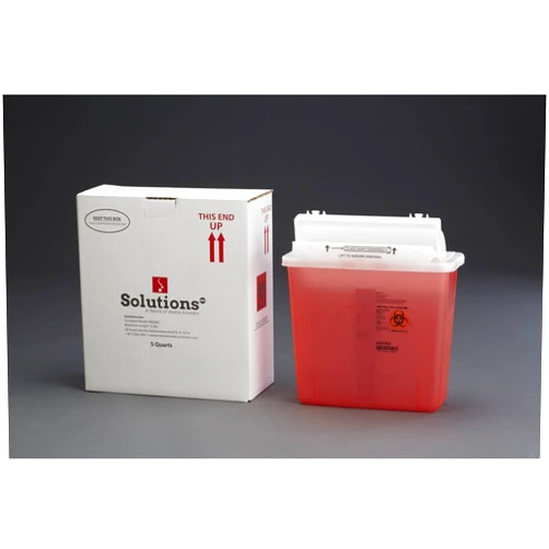 Active50 Solutions, Inc. 5-Quart Sharps MailBack Kit (Includes Waste Processing & Disposal Service)