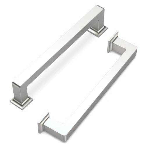 FILTA 5 Inch(128mm) Hole Centers Brushed Nickel Cabinet Pulls(Set of 10),Silver Cabinet Pulls Zinc Alloy Kitchen Cabinet Handles Cabinet Hardware for Cabinets Cupboard Drawer