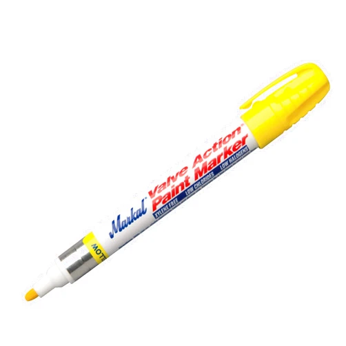 Markal Valve Action® Paint Markers - vaps-yellow valve action paint