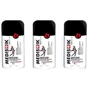 MEDISTIK Extra Strength Pain Relief Stick. Long Lasting Topical Pain Reliever for Backache, Arthritis Muscle & Joint Pain, 58mg, Pack of 3